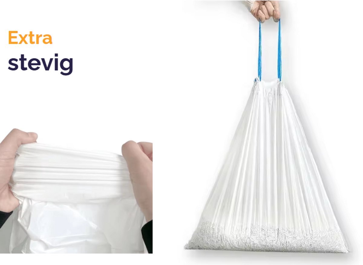 Miniatuur van productfoto 3 van 6 rollen Viervoeter Kattenbakzakken voor Zelfreinigende Kattenbak - Extra stevig - Automatische kattenbakzakken - 15 stuks per rol - 45×50CM