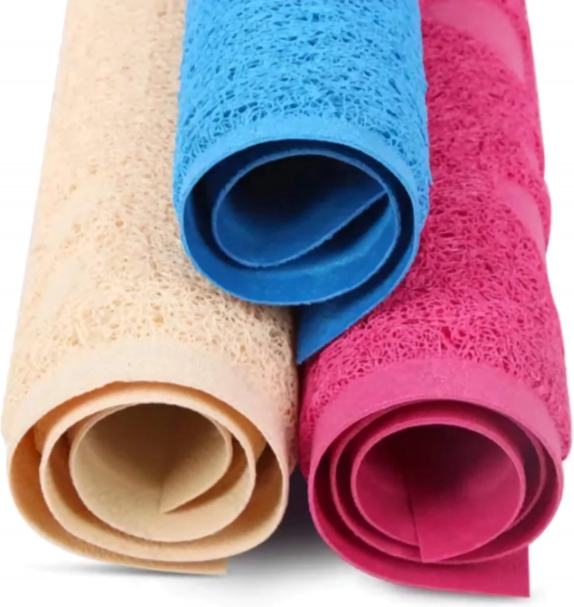 Productfoto 1 van Nobleza Kattenbakmat - Rubber mat voor kattenbak - Roze placemat Voerbak - Maat M 60x40 cm - Rechthoek - Roze