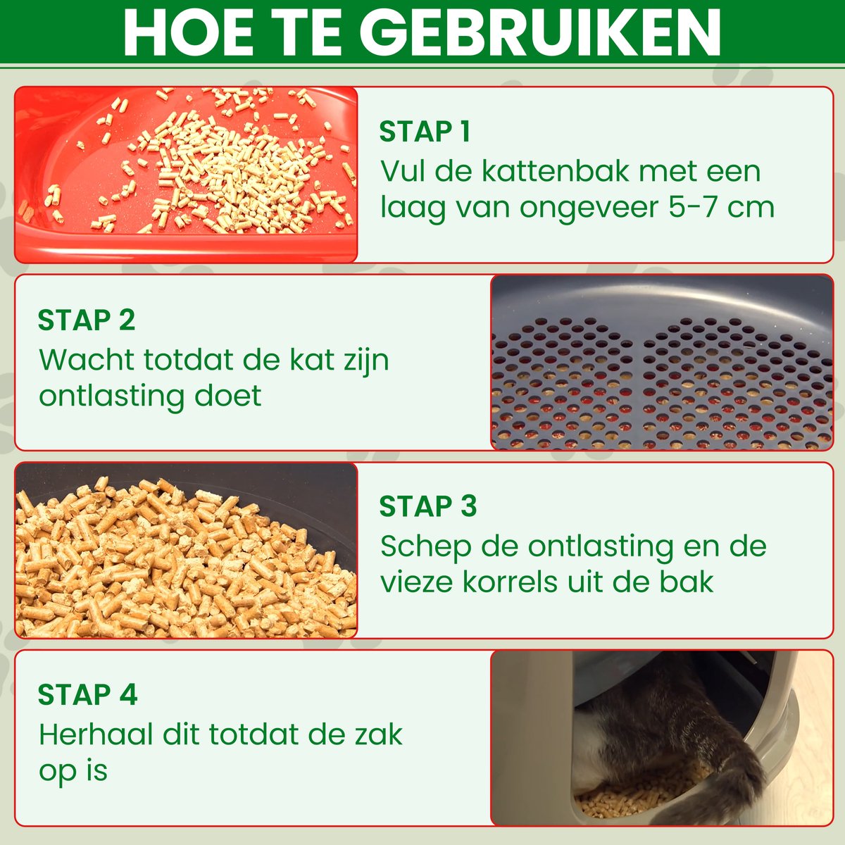 Miniatuur van productfoto 6 van Ustratics Houtkorrel Kattenbakvulling 2 x 10KG (20kg - 40L) - 100% Natuurlijk