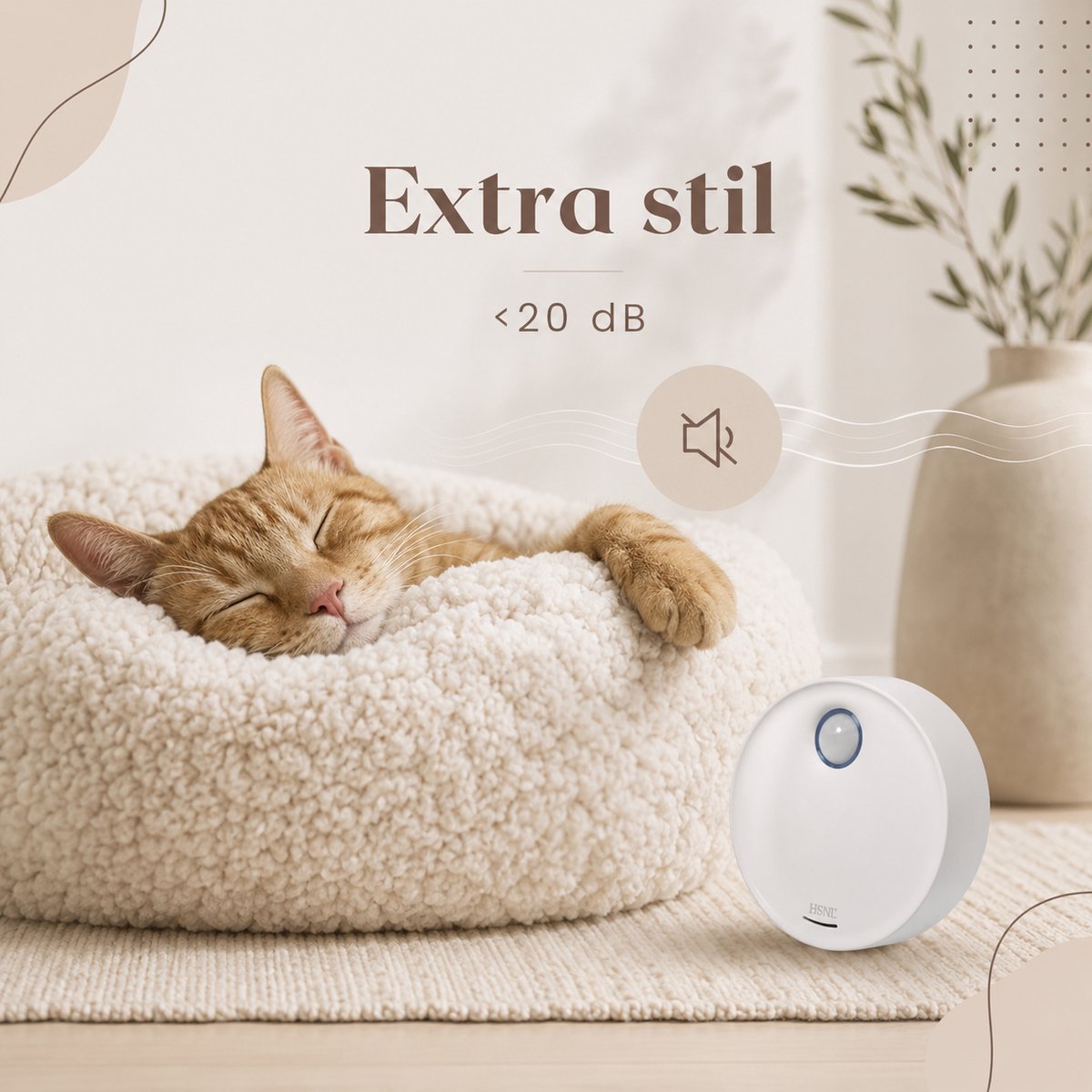 Miniatuur van productfoto 5 van HSNL® Kattenbak Geurverdrijver - Kattenbak Geurverwijderaar - Katten Geurverwijderaar - Oplaadbaar - Extra Stil <20DB