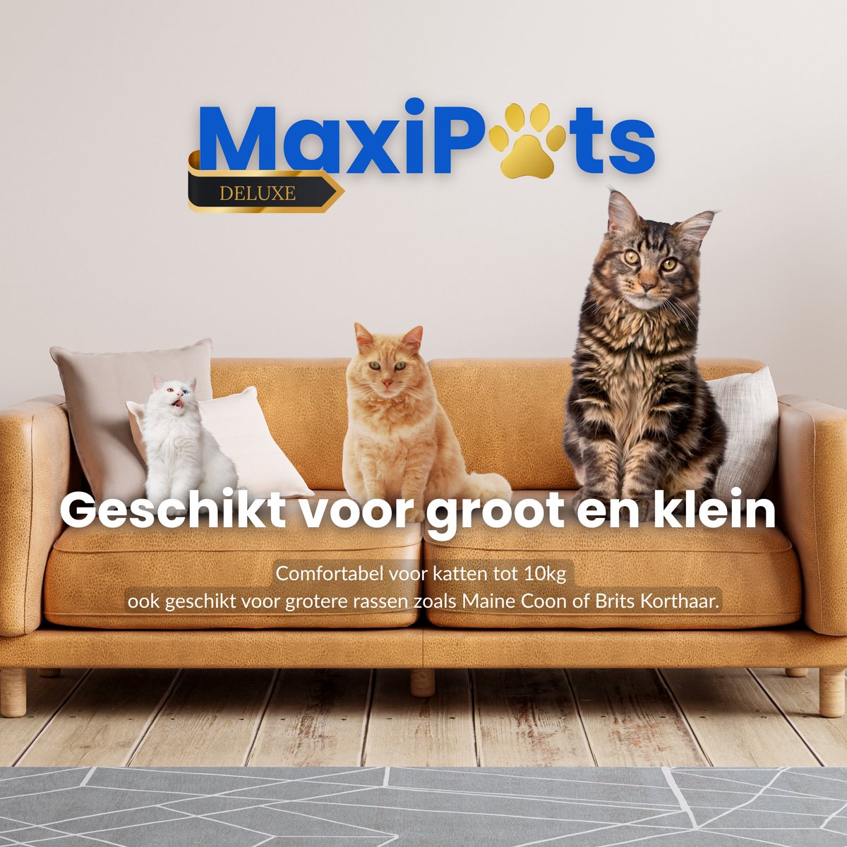 Miniatuur van productfoto 3 van Maxipets® NOVA Black - Automatische Kattenbak Zelfreinigend - Elektrische & Zelfreinigende kattenbak - 80L XXL - incl. Kattenbaktrap, App & Zakken - Zwart