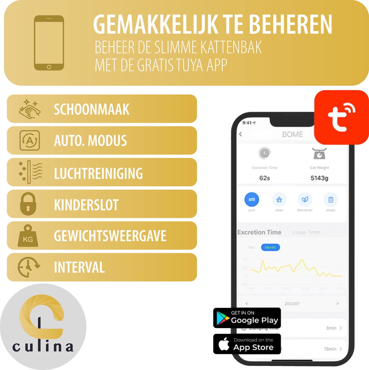 Miniatuur van productfoto 10 van Culina Nova 2 Zelfreinigende kattenbak - Elektrische Kattenbak - Automatische Kattenbak - Grey/Black Edition - Gratis Extra Accessoires