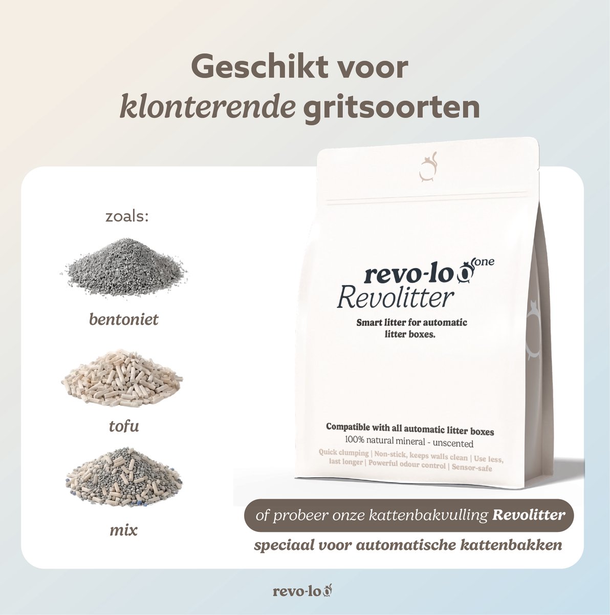 Miniatuur van productfoto 7 van Revo-loo Open - Automatische Zelfreinigende Kattenbak - Open Instapdesign - Kattentoilet - incl. Uitloopmat & Afvalzakken