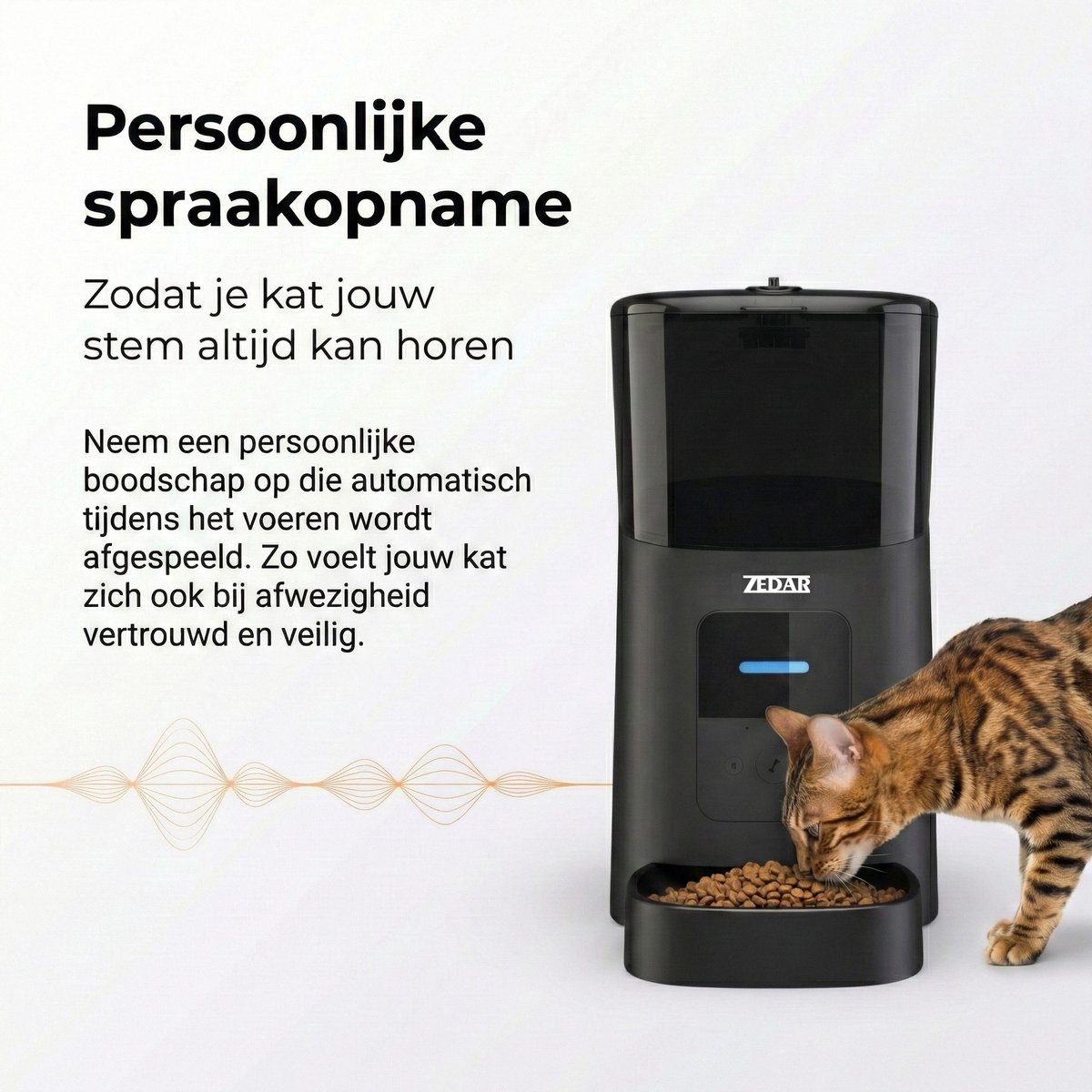 Miniatuur van productfoto 4 van Automatische Kattenbak - Zelfreinigende Kattenbak - Met kattenbakmat, 3 rollen opvangzakjes en Zedar A600 voerautomaat