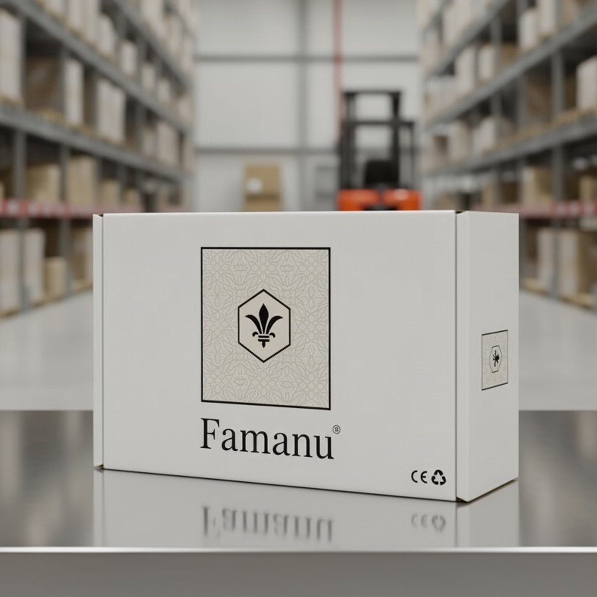 Miniatuur van productfoto 4 van Famanu – Kattentoilet - roestvrijstalen kattenbak met deksel en uittrekbaar dienblad - hop in kattenbak XXL met kattenbakmat en schep voor katten tot 15 kg - eenvoudige reiniging - lekvrij