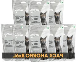 Productfoto 1 van Kattenbakvulling Tofu - Absorberend Zand - Geurcontrole Kattenbak - Biologisch Afbreekbaar - 6 Liter - N.v.t.