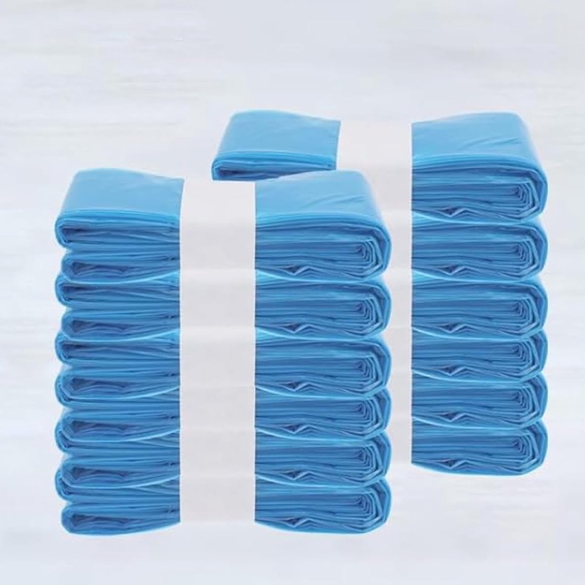 Productfoto 1 van Vulzakken Kattenbak - Navulzakken Emmer - Kattenbak Afval - Scheurbestendige 7-laags - 12 Stuks - Blauw