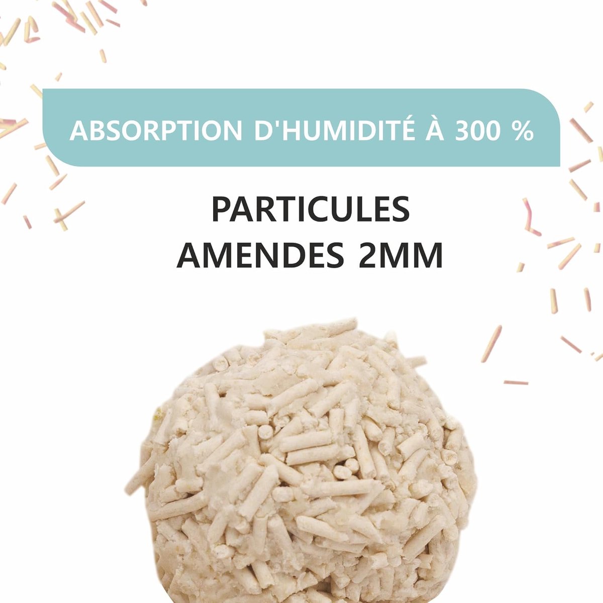 Miniatuur van productfoto 3 van Kattenbakvulling Tofu - Plantaardig Zand - Hygiënisch Huis - Stofarm en Snel Klontend - 6 l/25 kg - Natuurlijk