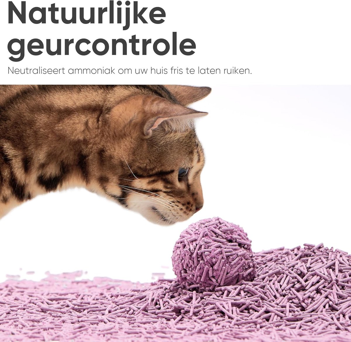 Miniatuur van productfoto 3 van Kattenbakvulling Tofu - Plantaardige Korrels - Hygiënisch Huis - Stevige Klontering - 27 kg x 4 - Niet van toepassing