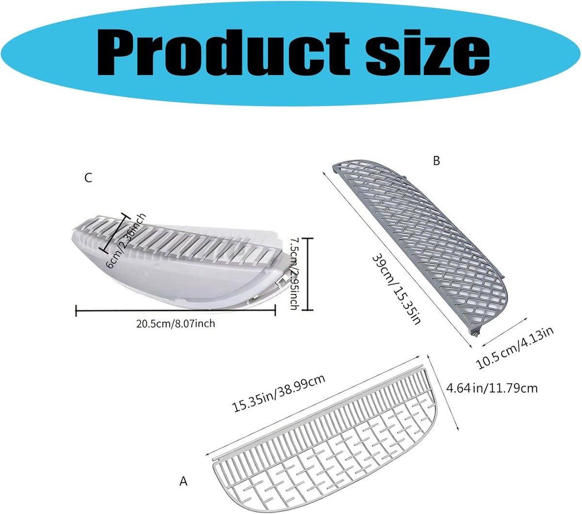 Miniatuur van productfoto 3 van Kattenbak Stap Pad - Vervangend Onderdeel - Gemakkelijk Instappen - Anti-slip Ontwerp - ABS Materiaal - Zwart
