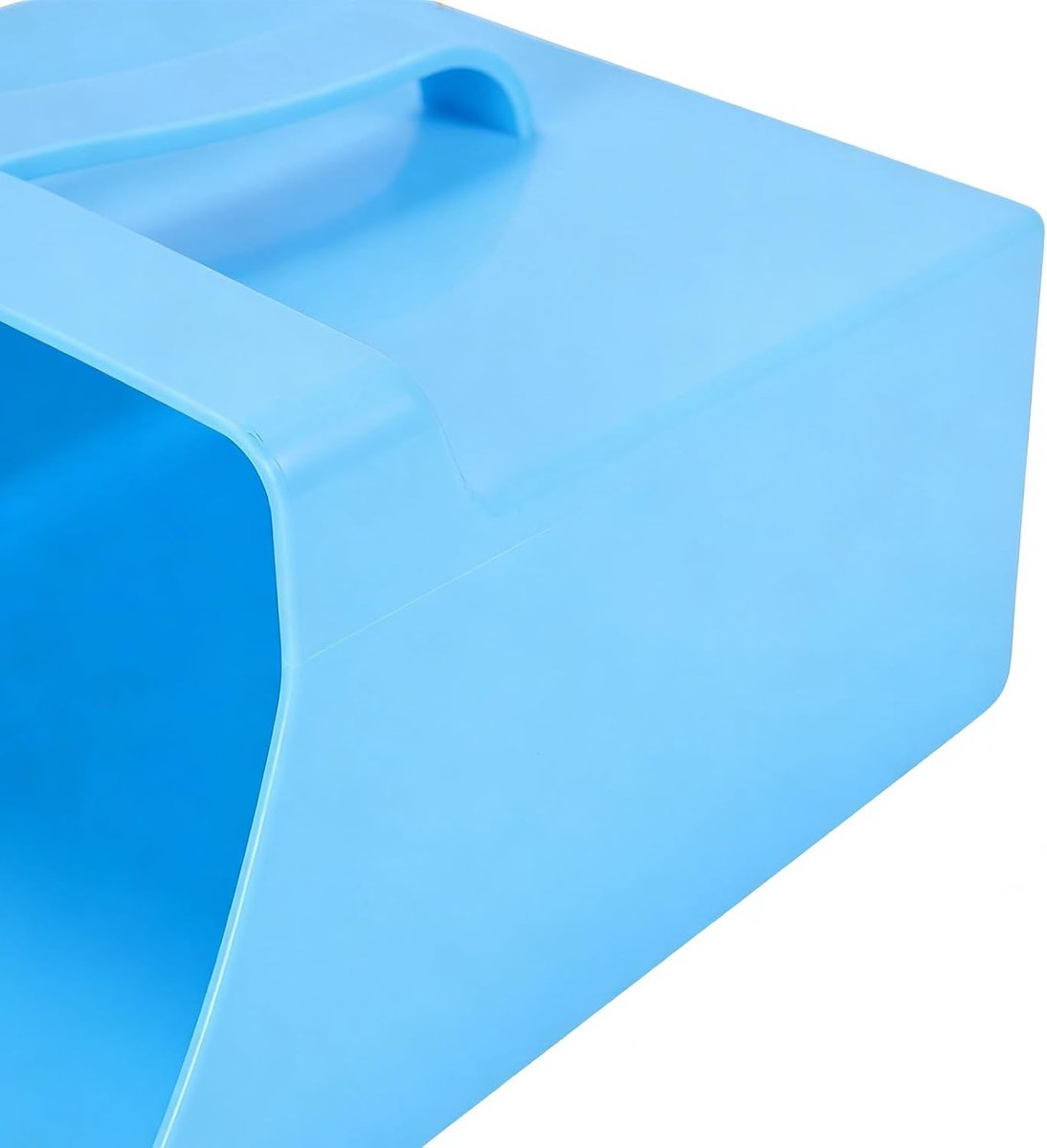 Miniatuur van productfoto 5 van Voederschep Gesloten Emmer - Scheplepel Dierenvuil - Voer Overbrengen - Ergonomische Handgreep - 4 Liter - Blauw
