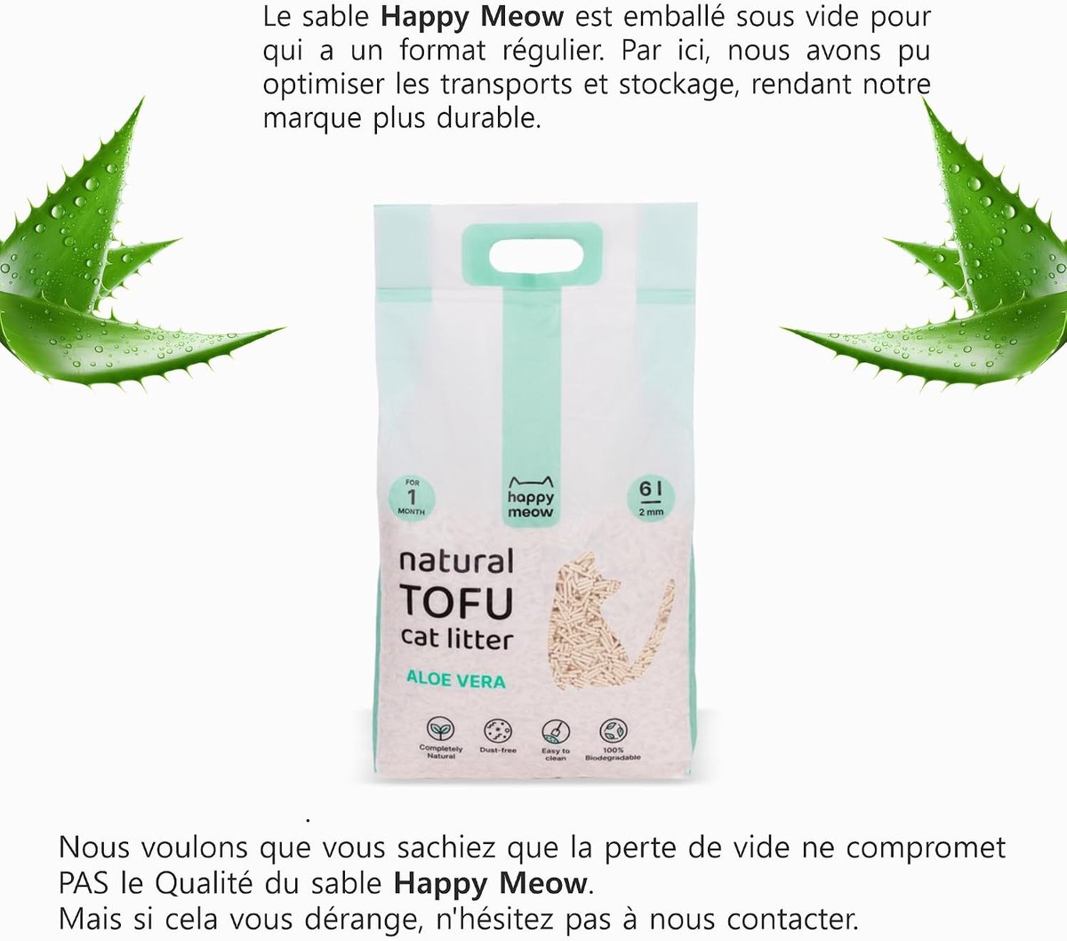 Miniatuur van productfoto 5 van Kattenbakvulling Tofu - Plantaardig Zand - Kattenbak Onderhoud - Snelle Klontvorming - 6 Liter - Groen