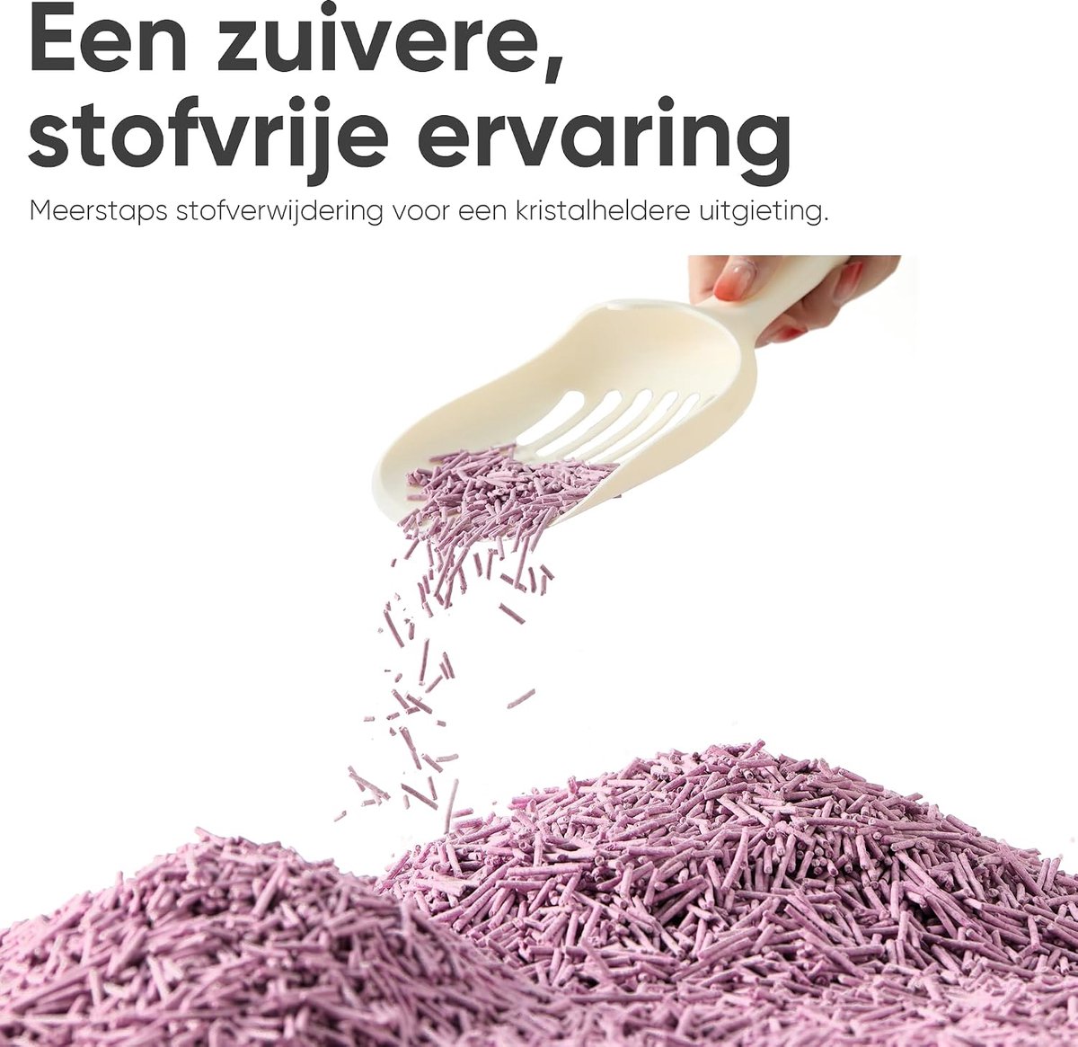 Miniatuur van productfoto 4 van Kattenbakvulling Tofu - Plantaardige Korrels - Schone Kattenbak - Natuurlijke Geurcontrole - 2.7 kg x 4 - Niet van toepassing