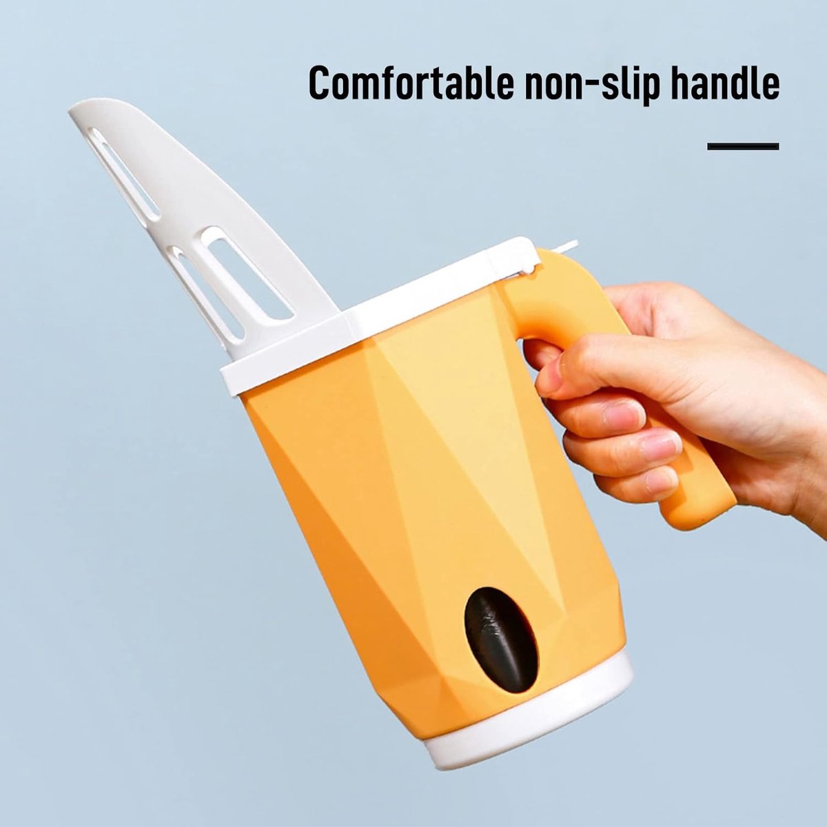 Productfoto 1 van Kattenbakschep - Kattenbakschep Met Kattenbakzakken - Shovel - Poepschep - Kattenbakschep Met Houder - Vangt Onlasting Op - Kattenschep Met Container - Huisdieren - Katten - Oranje