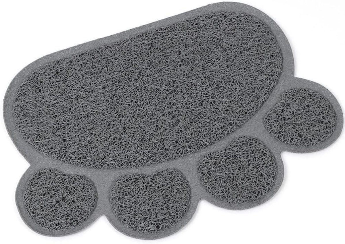 Miniatuur van productfoto 3 van Kattenbakmat - Wasbare tapijtmat - Waterdichte PVC antislip kattenmat - Schoonloopmat Kattenbak - Kattenbak Accessoires - Binnenmat voor kittens - Kattenverzorging - Kat Benodigdheden - 40x30cm