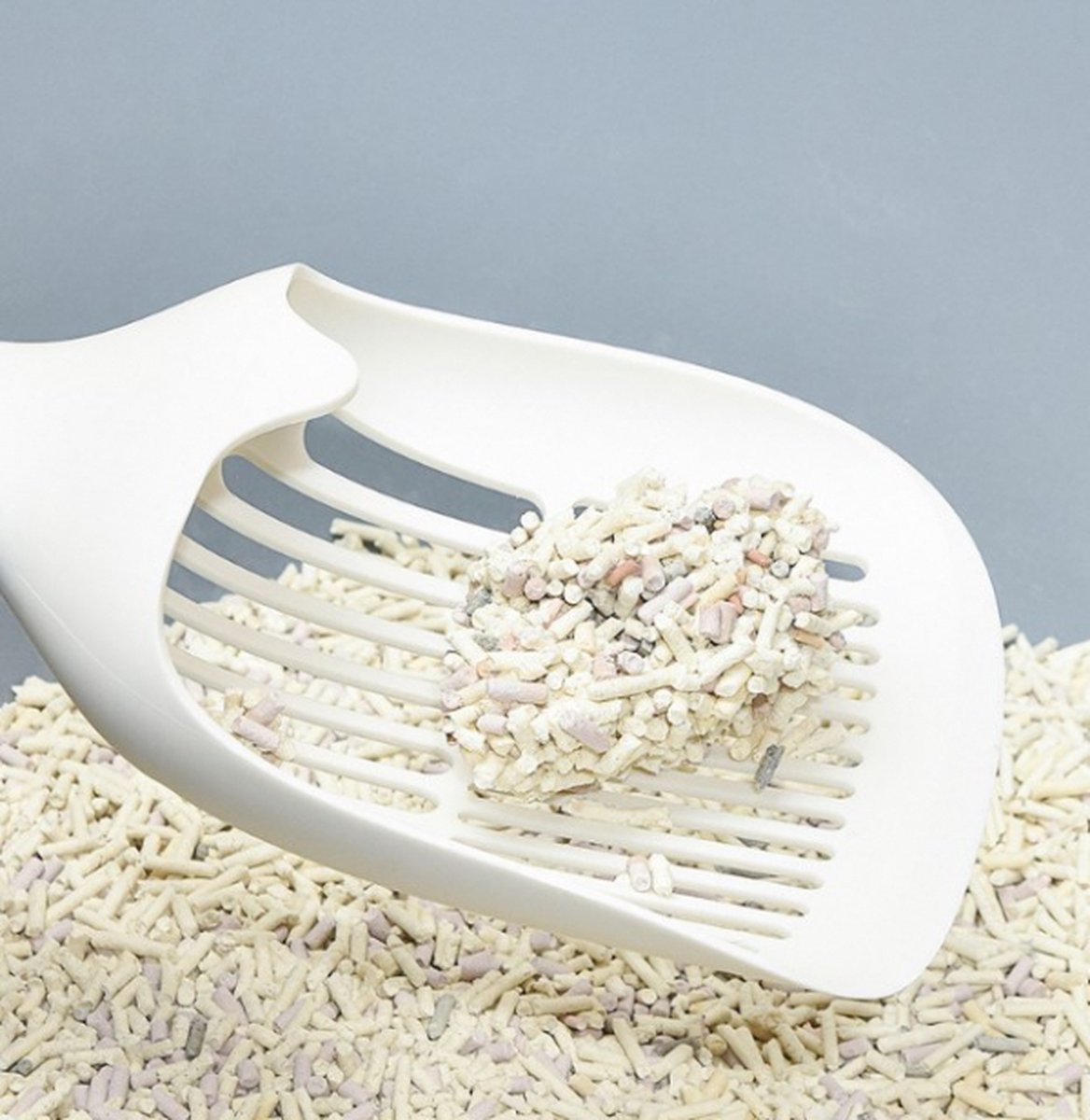 Miniatuur van productfoto 7 van 1stuk - Kattenpoep schep - Kattenbakschepje - Poepscheppen - Reptielverzorging - Katten Poepschep - Huisdieren - Katten - Kattenschep - reinigingsgereedschap voor huisdieren - Cat Litter Box Scooper - kattenbakschep voor reiniging