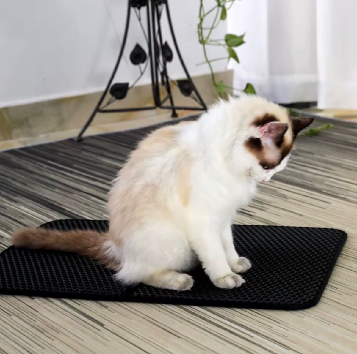 Miniatuur van productfoto 2 van Kattenmat - Kattenbakmat - Vloer & gritmat - Kat - Kattenbak - 45 x 65